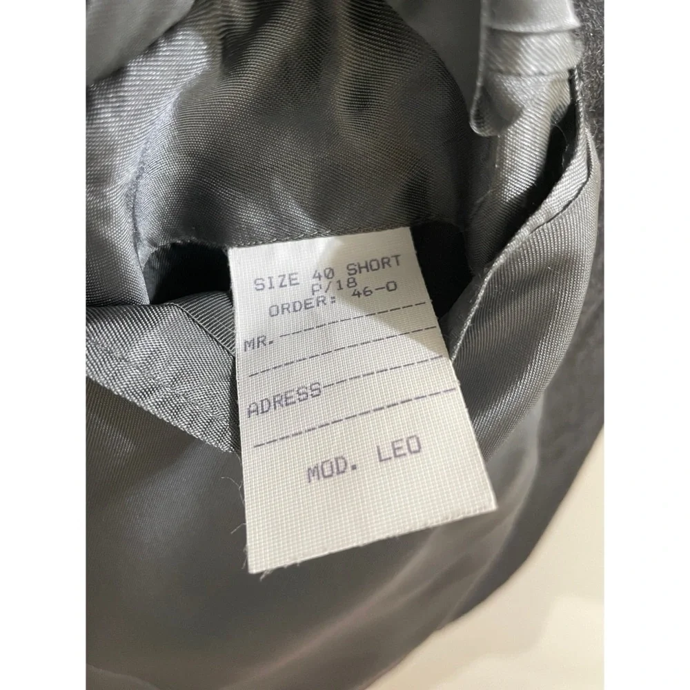 Joseph & Lyman 100% Cashmere Classic Charcoal Blazer, Size 40 Short - Picture 11 of 11